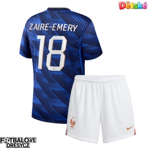 Francie Warren Zaire-Emery #18 Dětské Domácí dres komplet MS 2026 Krátký Rukáv (+ trenýrky)